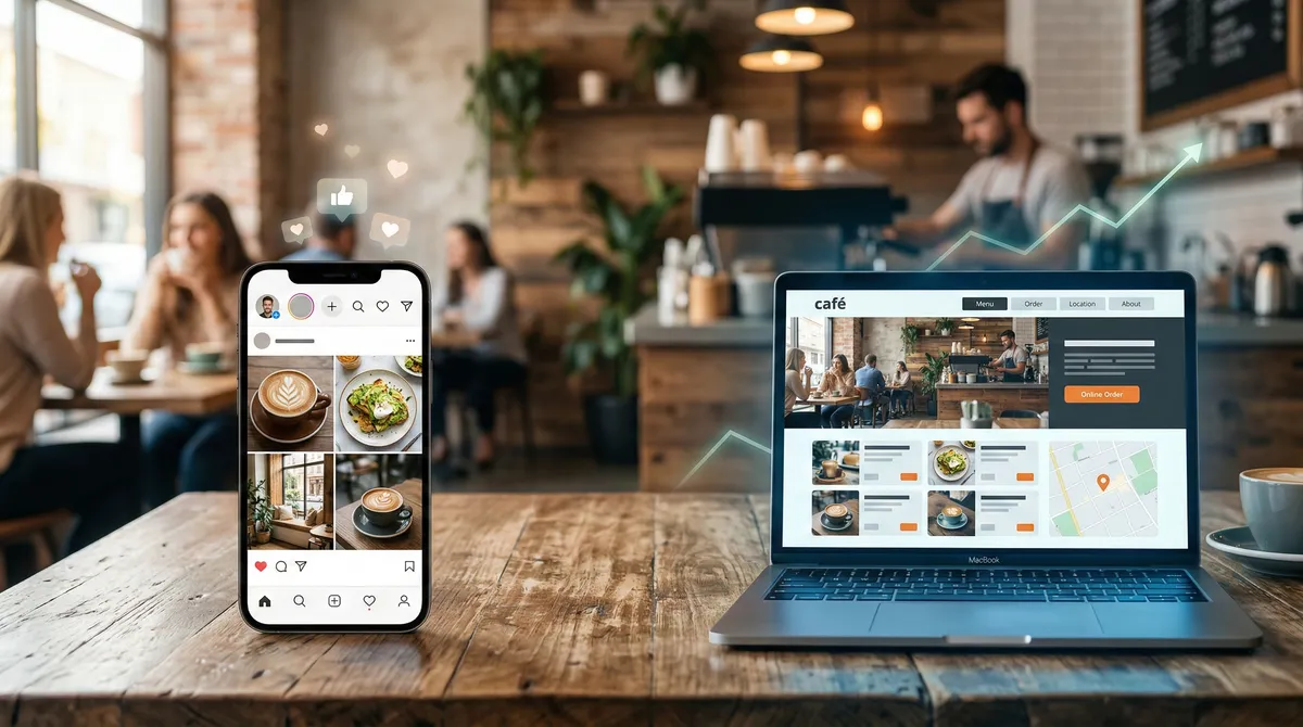 Cafe Website vs Instagram: What Works Better in 2026?